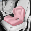 Ergonomic Memory Foam Seat Cushion with Lumbar & Back Support, Relieves Back Pain, Reduces Pressure