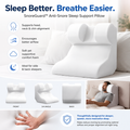 SnoreGuard Anti-Snore Pillow – Wake Up Refreshed With Better Sleep & Comfortable Neck Support