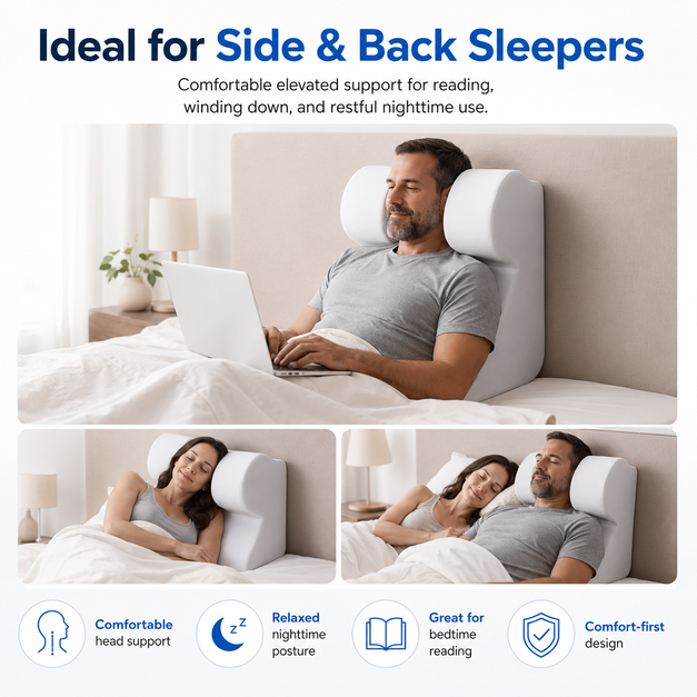 SnoreGuard Anti-Snore Pillow – Wake Up Refreshed With Better Sleep & Comfortable Neck Support