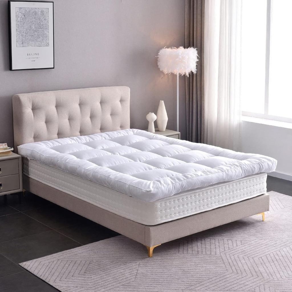 Luxury Plush Mattress Topper – Upgrade Your Sleep Instantly