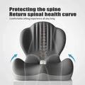Ergonomic Memory Foam Seat Cushion with Lumbar & Back