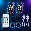 MORNAVIA compact wireless motorcycle strobe set