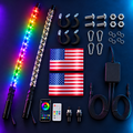 MORNAVIA RGB LED whip flag light kit