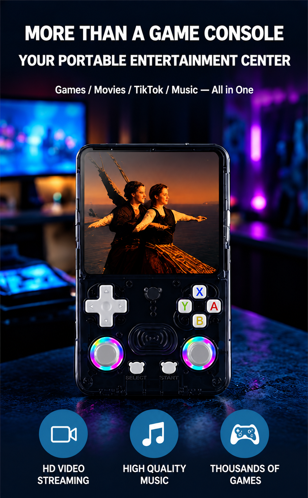 X36 Ultra portable games movies and music
